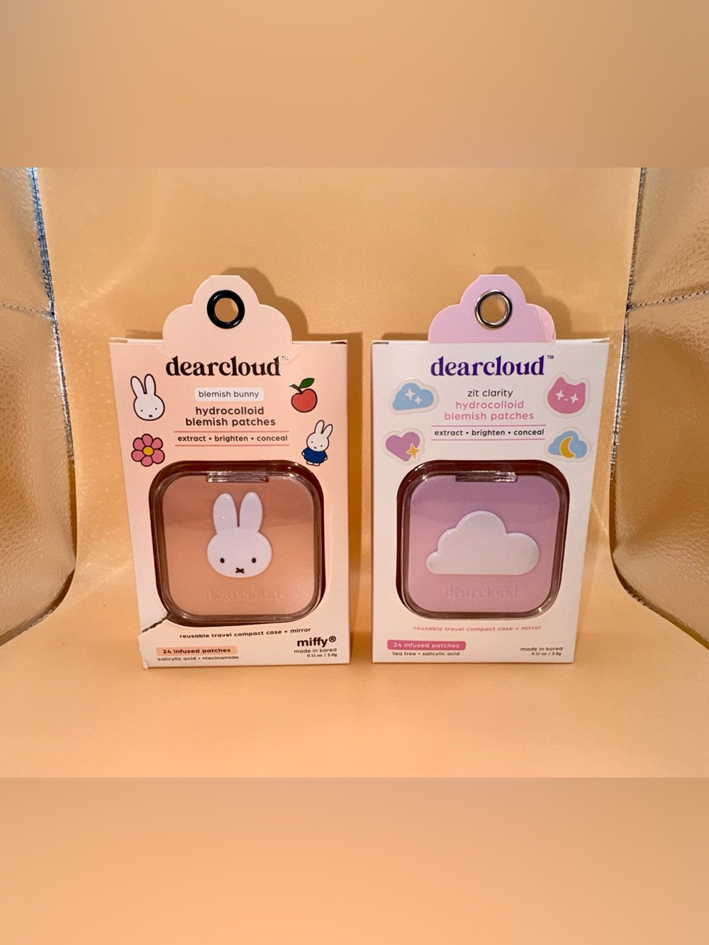 🐰 BNWT dearcloud Hydrocolloid Blemish Patches | Miffy Design & Cloud Design